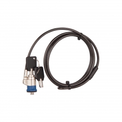 Cable avec serrure a cle compatible Norme Kensington