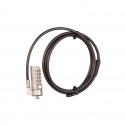 Cable avec serrure a combinaison compatible Norme Kensington