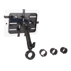Support fixation barre ronde universel pour Tablettes fines 7-11