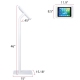 Support Stand sur Pied Compatible iPad 10.2 - The Joy Factory - Blanc - KAA111W