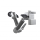 MagConnect Fairfield Style Heavy Duty Rail Dual Arm Mount - Silver