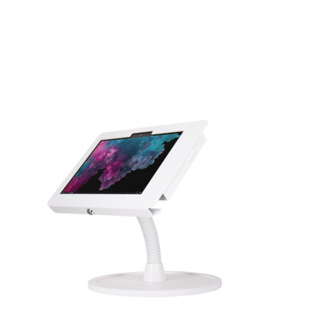 Stand comptoir bras flexible - Surface Go - Blanc
