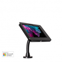 Support stand mural ou comptoir à bras flexible - Surface Go - Noir