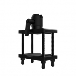 Forklift | Pole Mount Base for up to 3" Pole and Flat Surface *Part