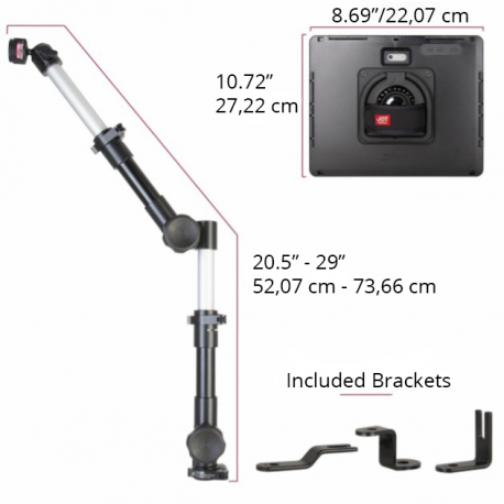 MagConnect Pro MP HD Seat Bolt Mount for Surface Go | Go 2