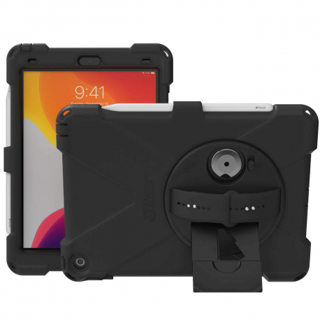 Ultra-slim, water-resistant rugged mountable case for iPad 10.2