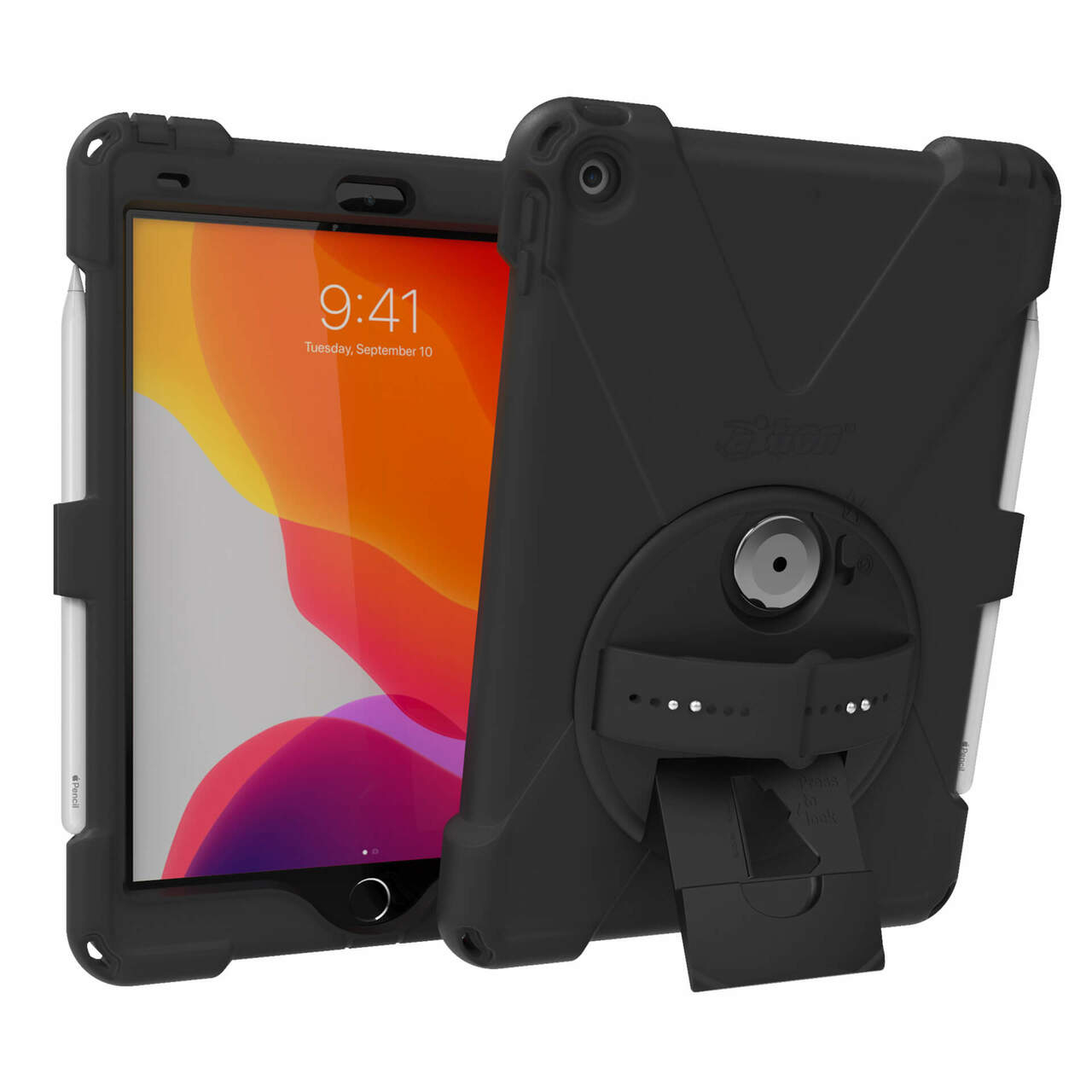 Coque Compatible avec iPad 9ème Génération 2021/iPad 8ème Génération 2020/ iPad 7ème Génération 2019, Housse Étui avec Translucide Givré Rigide  Protégé Pochette pour 10,2 Pouces, Or Rosé