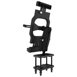 aXtion LockDown Support universel avec chariot élévateur HD à un bras | Support sur poteau (38 mm) pour tablettes de 9,4 pouces 