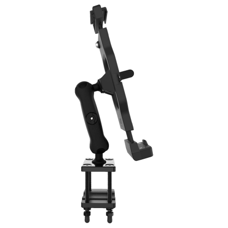 aXtion LockDown Support universel avec chariot élévateur HD à un bras | Support sur poteau (38 mm) pour tablettes de 9,4 pouces 