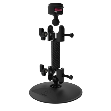 The Joy Factory - Universal VESA 100 MagConnect Tablet Module - Clamp Mount Tablet Stand with Single Arm