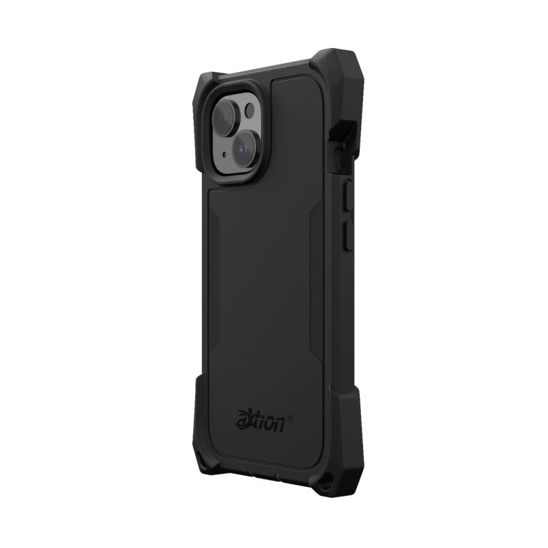 Coque résistante et antidérapante pour iPhone 15, légère, antichoc de qualité militaire, avec protection d'écran en verre 9H