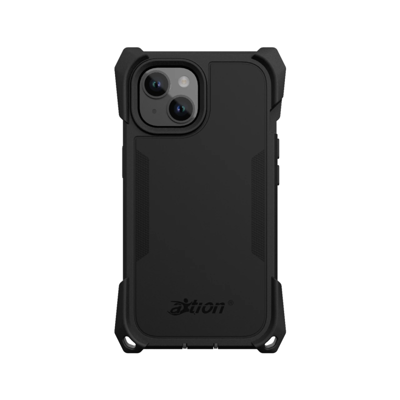 Coque résistante et antidérapante pour iPhone 15, légère, antichoc de qualité militaire, avec protection d'écran en verre 9H
