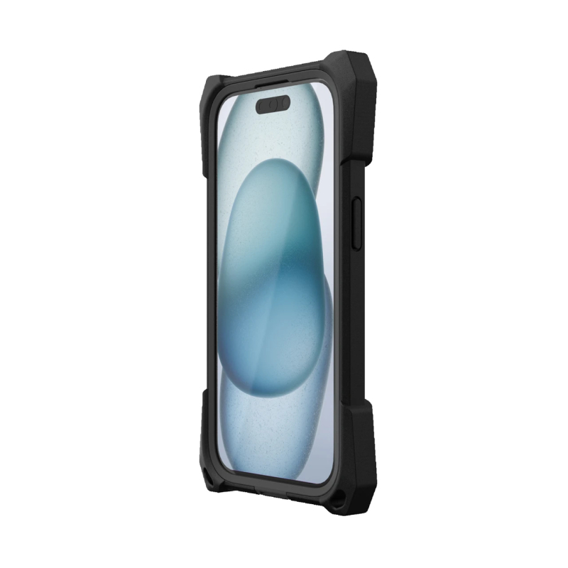 Coque résistante et antidérapante pour iPhone 15, légère, antichoc de qualité militaire, avec protection d'écran en verre 9H
