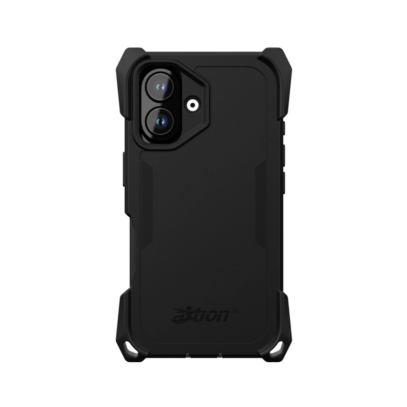 A rugged protective case with a tempered glass screen protector, ideal for mobile workers in almost any environment.