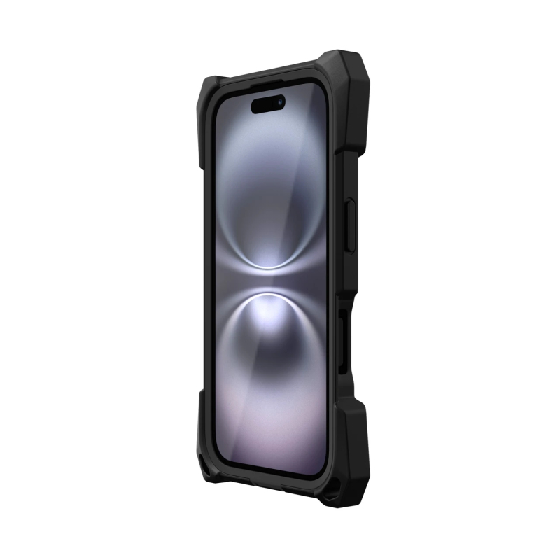 A rugged protective case with a tempered glass screen protector, ideal for mobile workers in almost any environment.