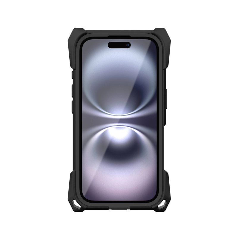A rugged protective case with a tempered glass screen protector, ideal for mobile workers in almost any environment.